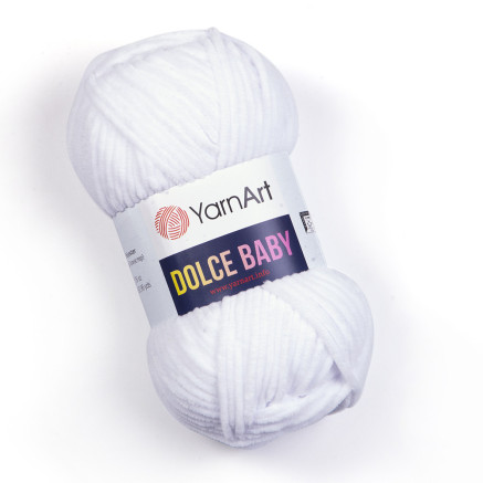 Yarn YarnArt Dolce Baby white (741)