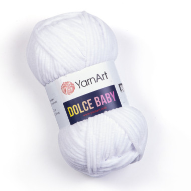 Yarn YarnArt Dolce Baby white (741)
