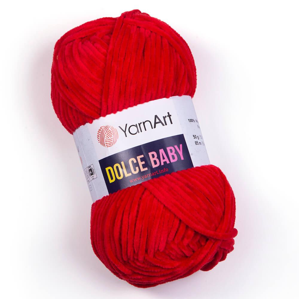Пряжа YarnАrt Dolce Baby красный (748) Пряжа YarnАrt Dolce Baby красный (748)