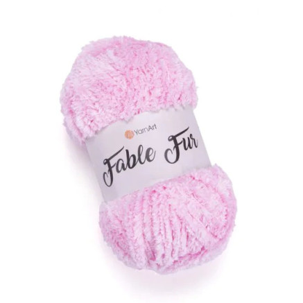 Yarn YarnArt Fable Fur pink flamingo (977)