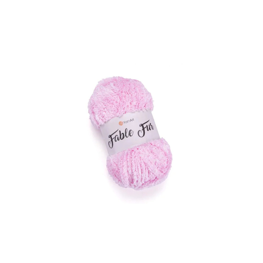 Yarn YarnArt Fable Fur pink flamingo (977) Yarn YarnArt Fable Fur pink flamingo (977)