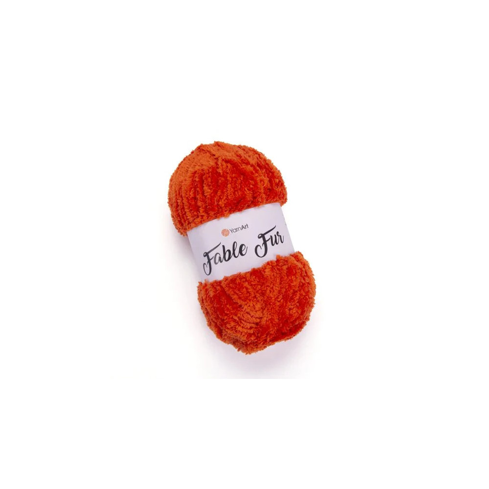 Yarn YarnArt Fable Fur red (980) Yarn YarnArt Fable Fur red (980)