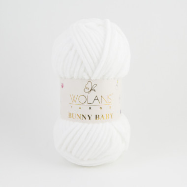 Yarn Wolans Yarns Bunny Baby white (10001)