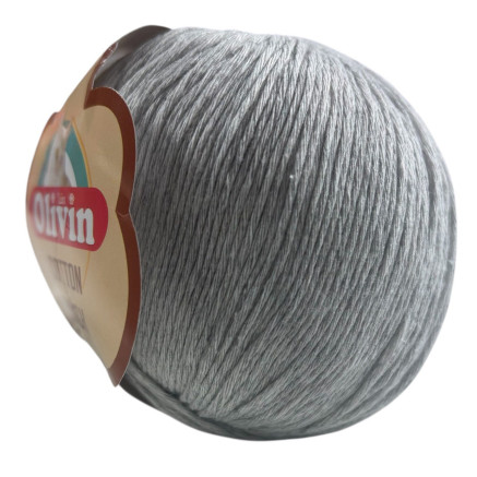 Olivin Cotton Punch yarn light gray (1005)