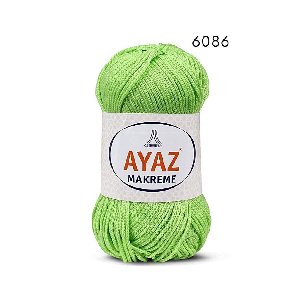 Полипропиленовый шнур Makreme Ayaz, лайм (6086) Полипропиленовый шнур Makreme Ayaz, лайм (6086)