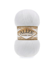 Yarn Alize Angora Gold white (55)