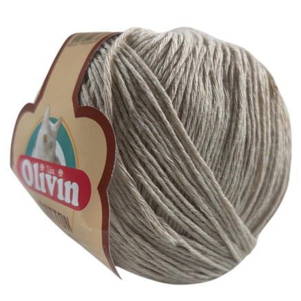 Olivin Cotton Punch yarn light beige (1017)