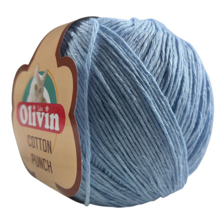 Olivin Cotton Punch yarn blue (1033)