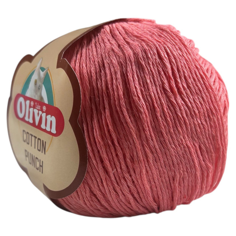 Olivin Cotton Punch yarn coral (1038) Olivin Cotton Punch yarn coral (1038)