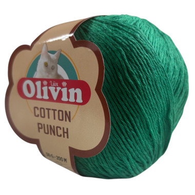 Olivin Cotton Punch yarn green (1042)