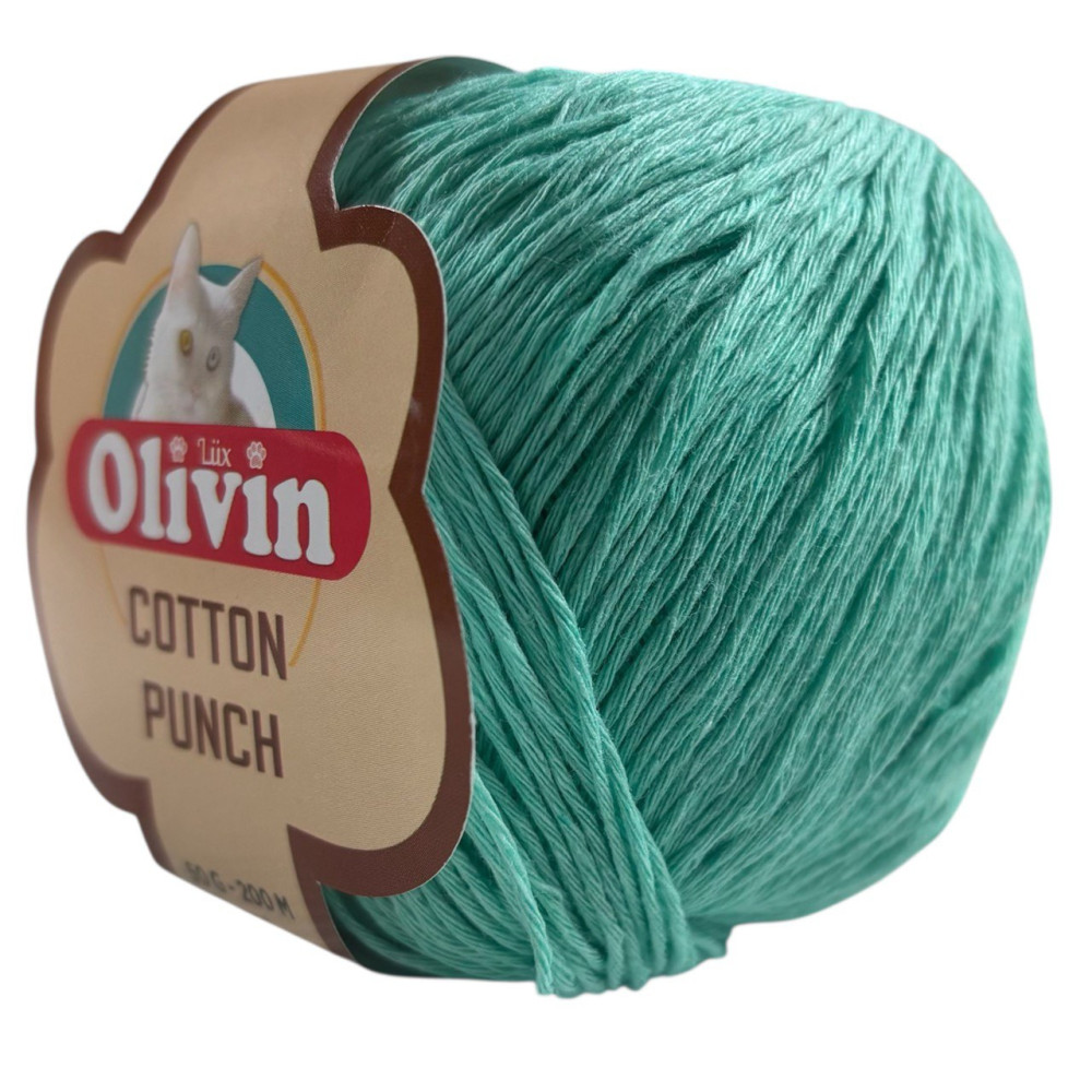 Olivin Cotton Punch yarn mint (1044) Olivin Cotton Punch yarn mint (1044)