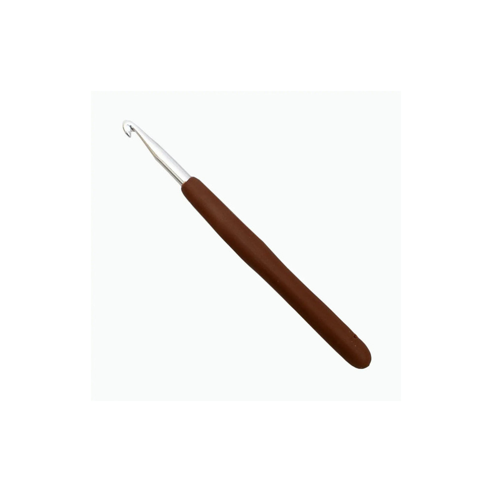Aluminum hook with soft rubberized handle 6 mm