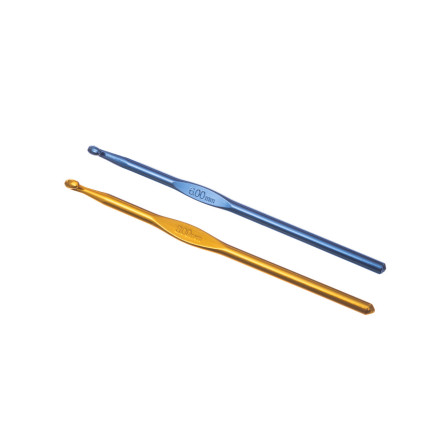 Metal hook colored 6 mm