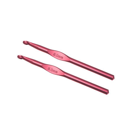 Metal hook colored 8 mm