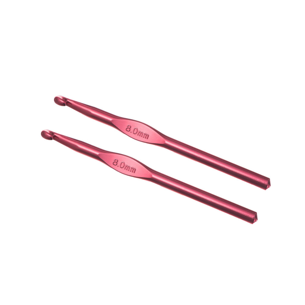 Metal hook colored 8 mm