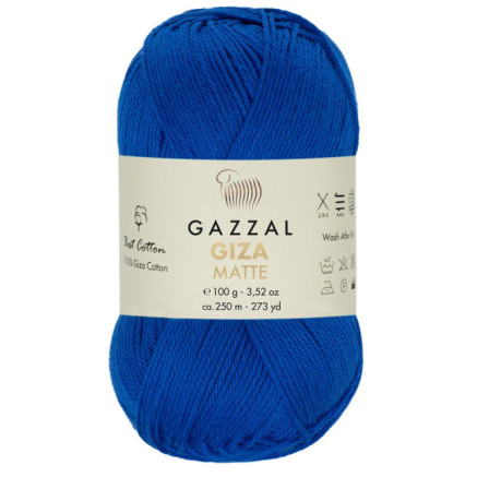 Пряжа Gazzal Giza Matte містичний синій (5578)