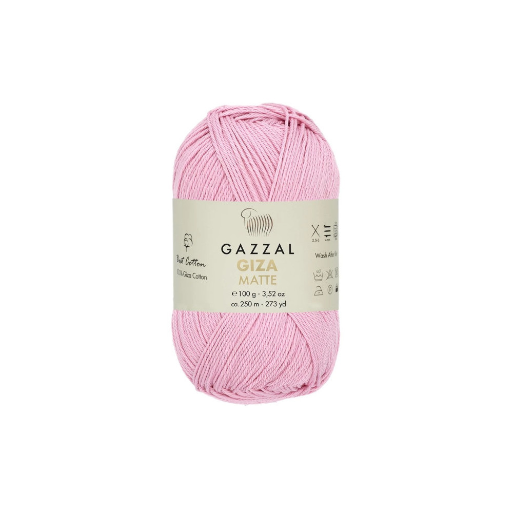 Пряжа Gazzal Giza Matte розовый пион (5592)