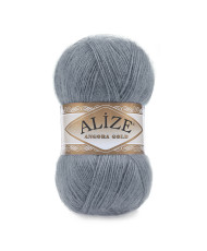 Yarn Alize Angora Gold charcoal grey (87)
