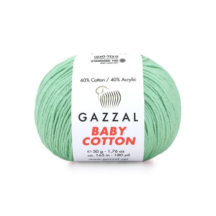 Yarn Gazzal Baby Cotton mint (3425)