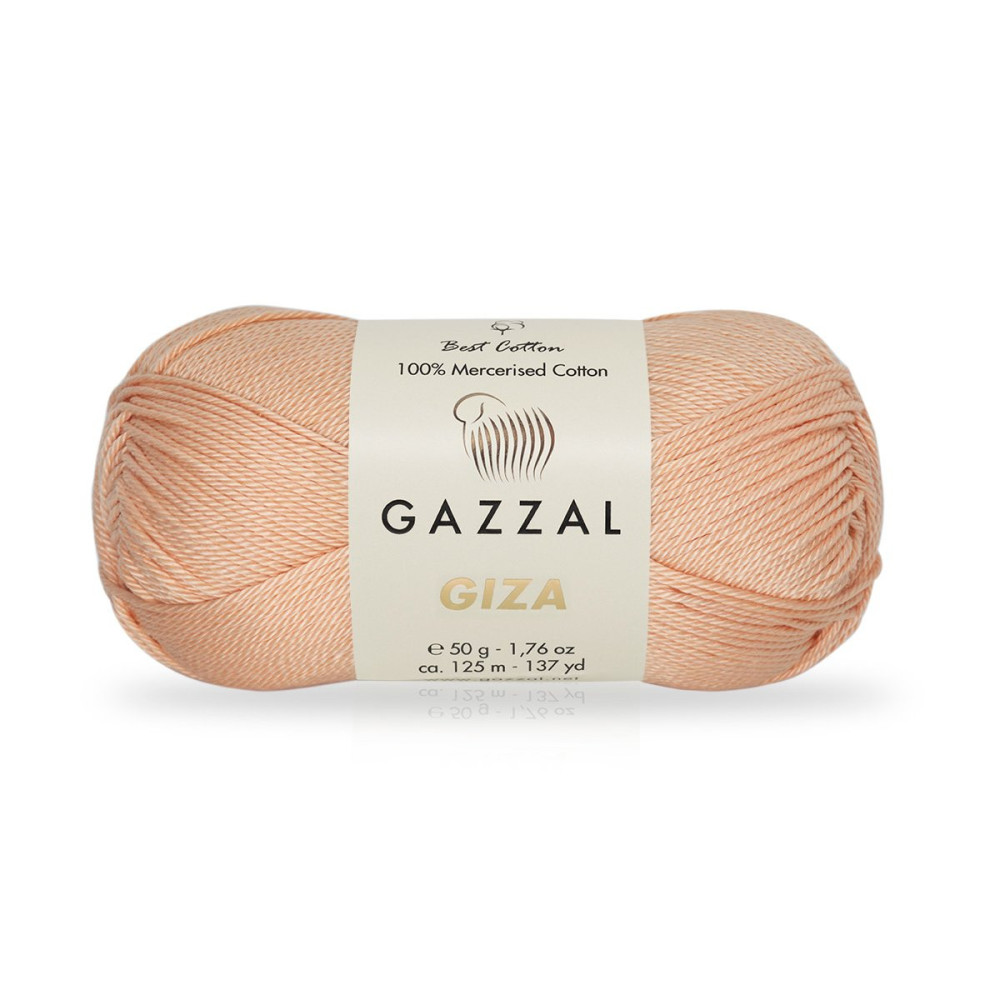 Yarn Gazzal Giza light peach (2453) Yarn Gazzal Giza light peach (2453)