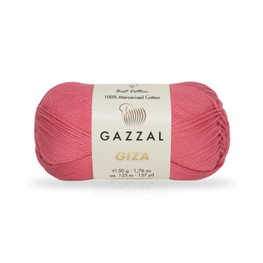 Пряжа Gazzal Giza теплый розовый (2470)