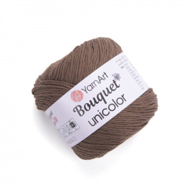 Пряжа YarnArt Bouquet Unicolor молочный шоколад (3207)