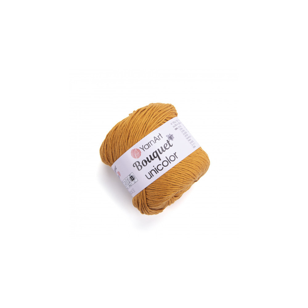 Пряжа YarnArt Bouquet Unicolor горчица (3208) Пряжа YarnArt Bouquet Unicolor горчица (3208)