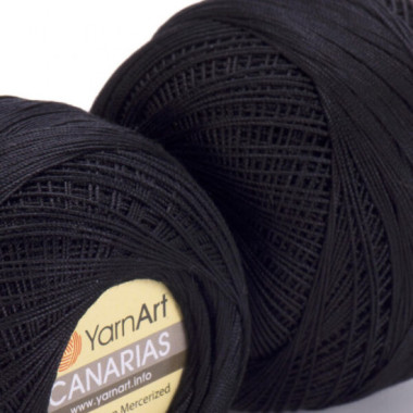 Пряжа YarnArt Canarias черный (9999)