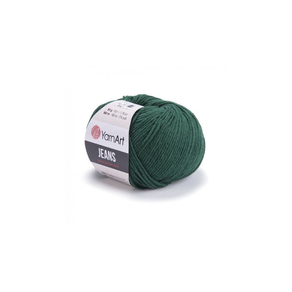 Yarn YarnArt Jeans green velvet (92) Yarn YarnArt Jeans green velvet (92)