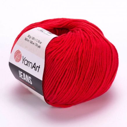 Yarn YarnArt Jeans red (90)