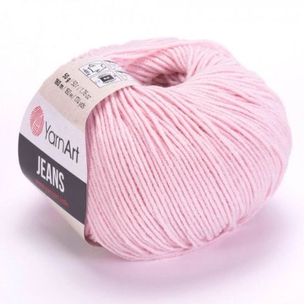 Yarn YarnArt Jeans pale pink (18)