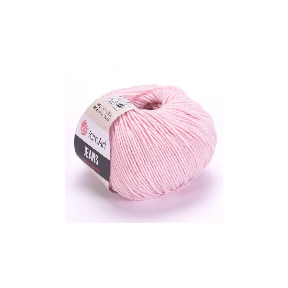 Пряжа YarnArt Jeans блідо-рожевий (18) Пряжа YarnArt Jeans блідо-рожевий (18)
