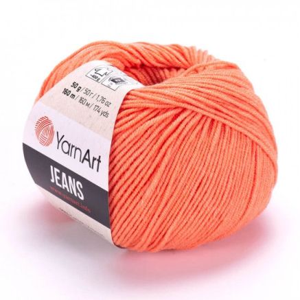 Yarn YarnArt Jeans tangerine (23)