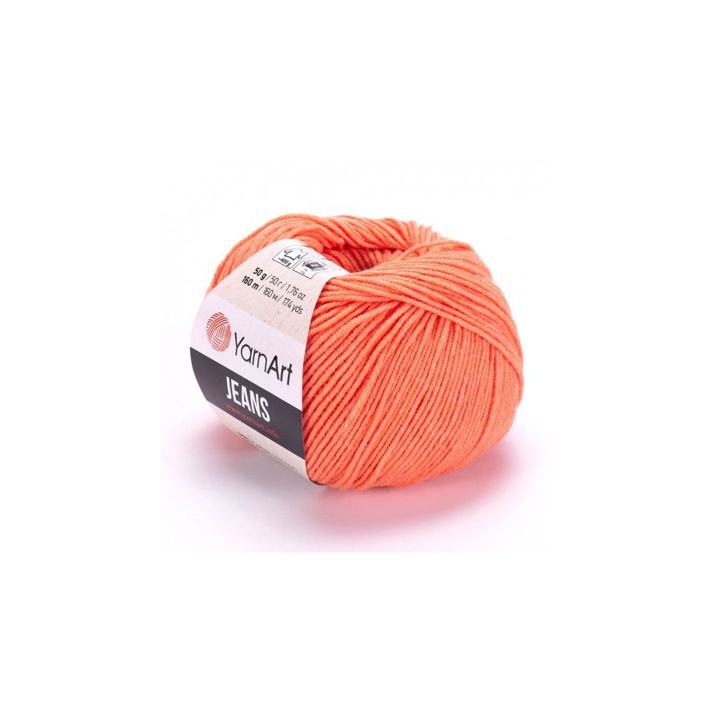 Yarn YarnArt Jeans tangerine (23) Yarn YarnArt Jeans tangerine (23)