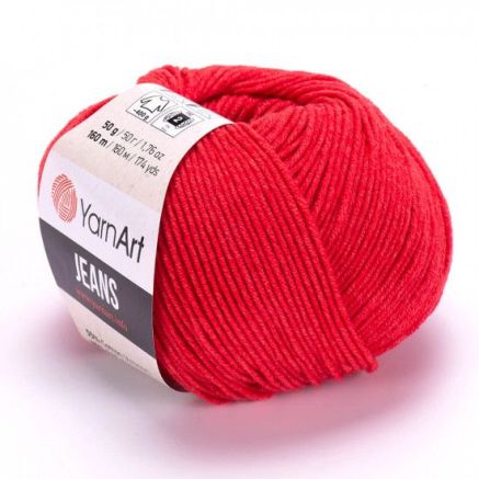 Yarn YarnArt Jeans light red (26)