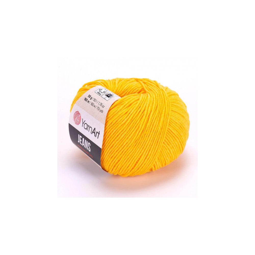 Yarn YarnArt Jeans yellow (35) Yarn YarnArt Jeans yellow (35)
