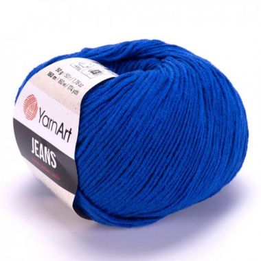 Пряжа YarnArt Jeans электрик (47)