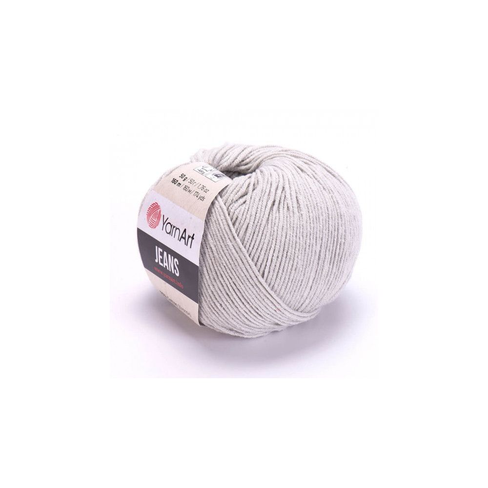 Пряжа YarnArt Jeans светло-серый (49) Пряжа YarnArt Jeans светло-серый (49)