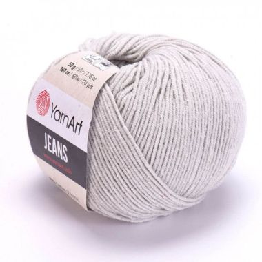 Пряжа YarnArt Jeans светло-серый (49)