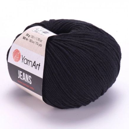 Yarn YarnArt Jeans black (53)