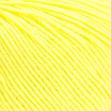 Yarn YarnArt Jeans bright yellow neon (58)