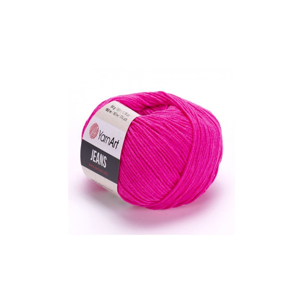 Yarn YarnArt Jeans bright pink (59) Yarn YarnArt Jeans bright pink (59)