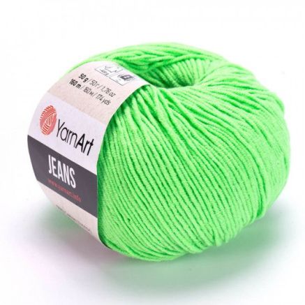 Yarn YarnArt Jeans bright green (60)