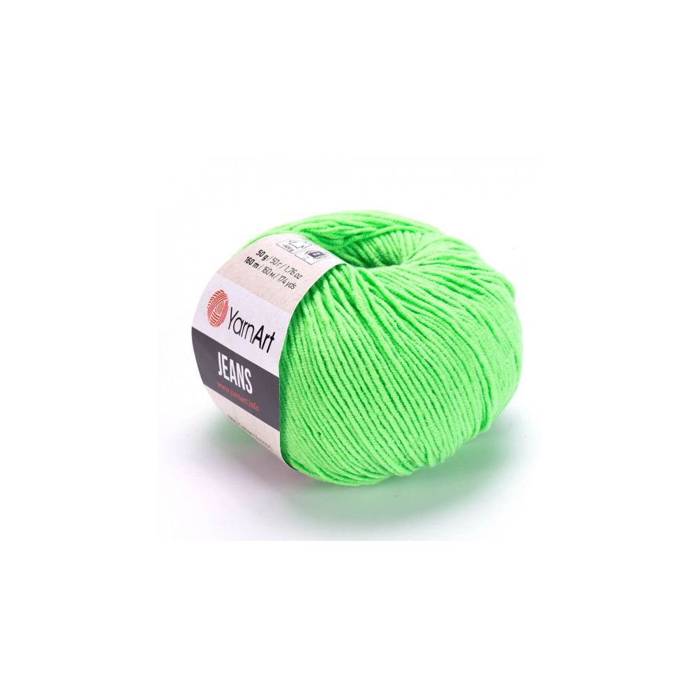 Yarn YarnArt Jeans bright green (60) Yarn YarnArt Jeans bright green (60)