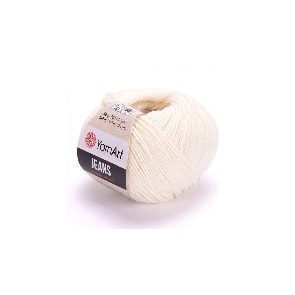 Yarn YarnArt Jeans cream (03) Yarn YarnArt Jeans cream (03)