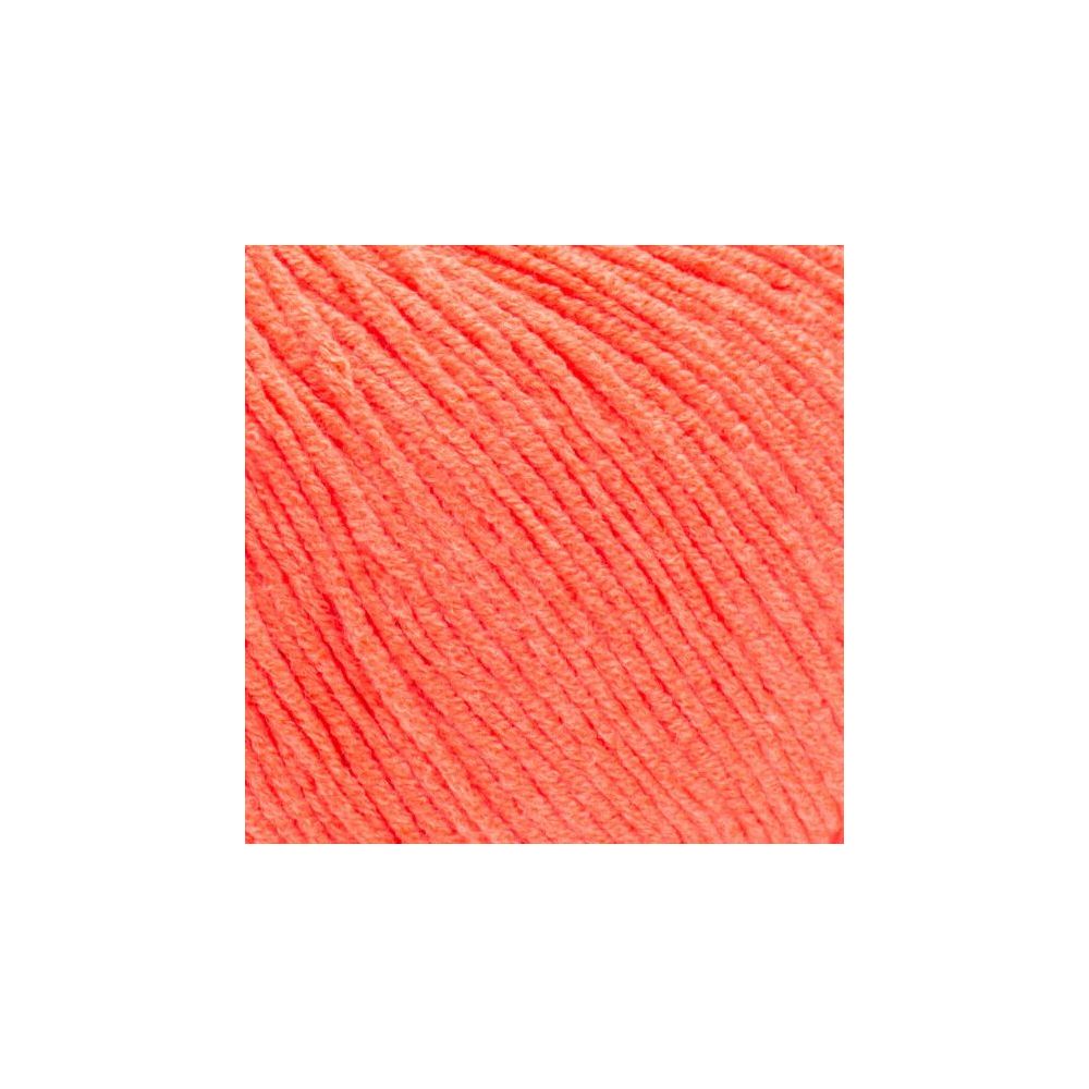 Пряжа YarnArt Jeans коралловый неон (61)