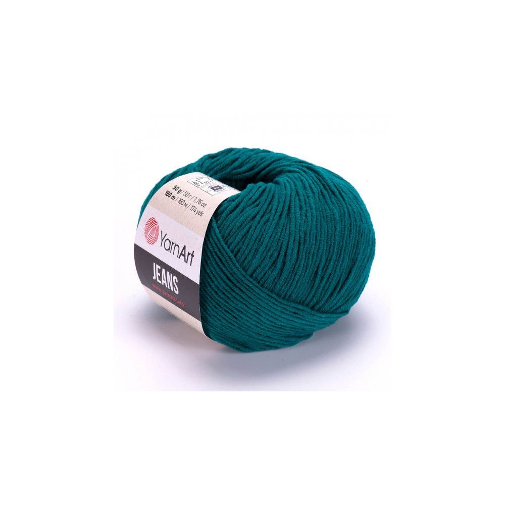 Yarn YarnArt Jeans dark turquoise (63) Yarn YarnArt Jeans dark turquoise (63)