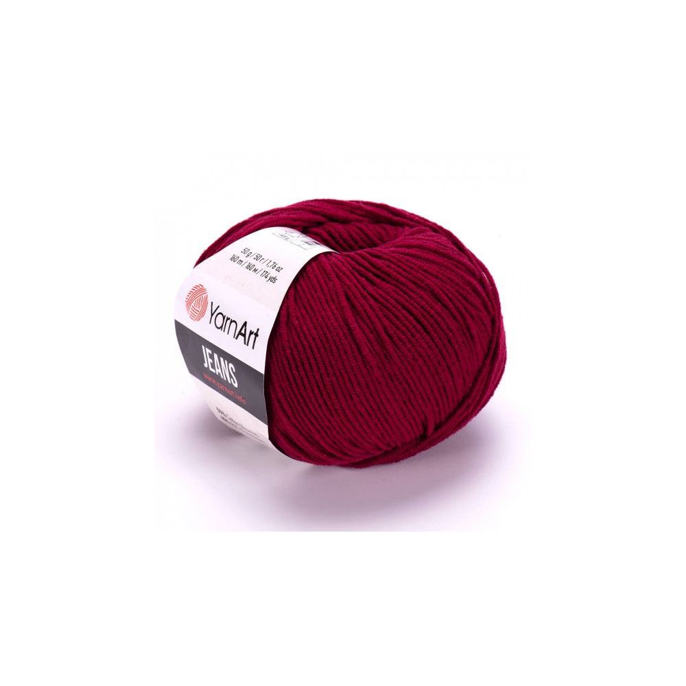 Yarn YarnArt Jeans burgundy (66) Yarn YarnArt Jeans burgundy (66)