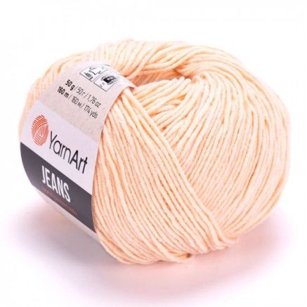 Yarn YarnArt Jeans pale peach (73)