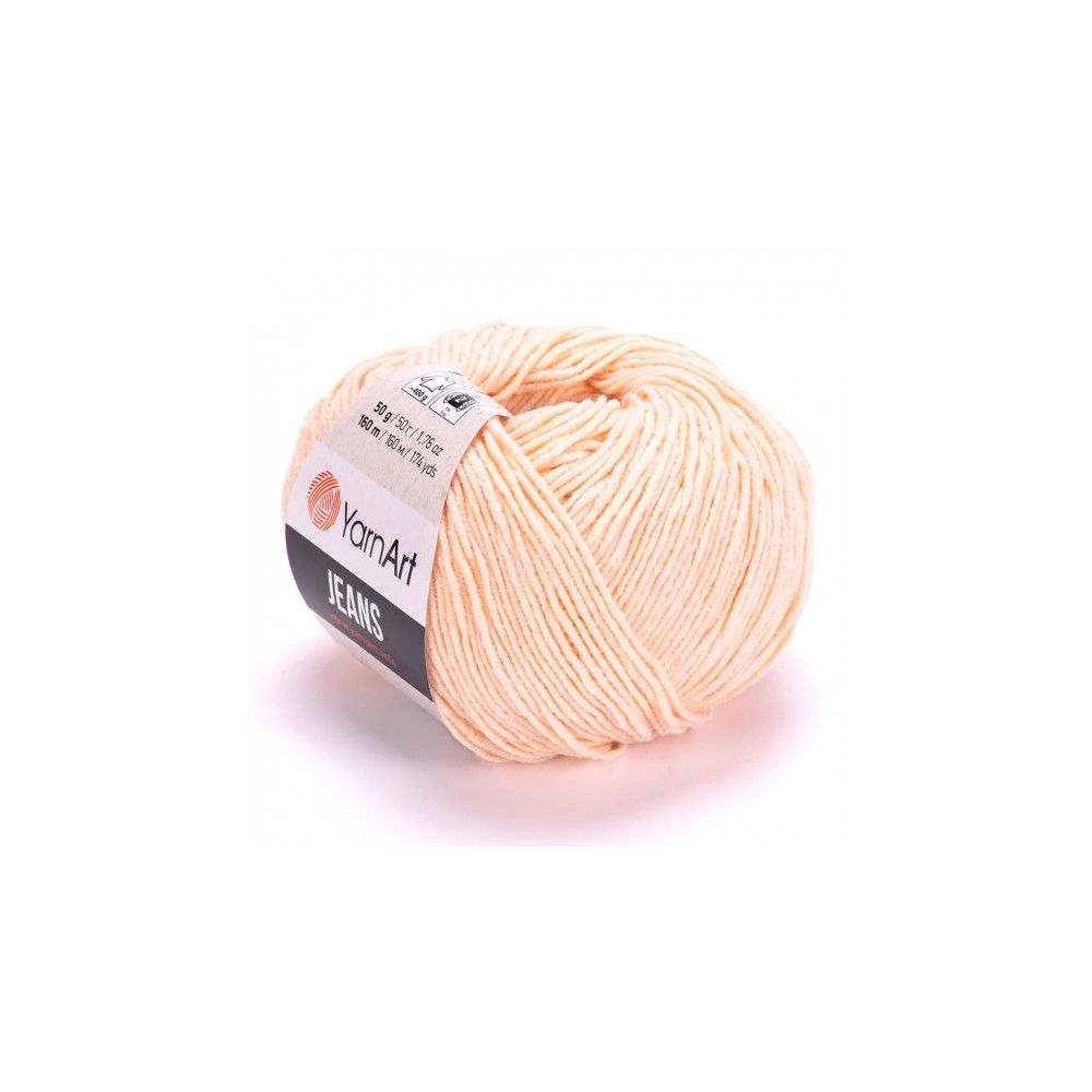 Пряжа YarnArt Jeans бледно-персиковый (73) Пряжа YarnArt Jeans бледно-персиковый (73)